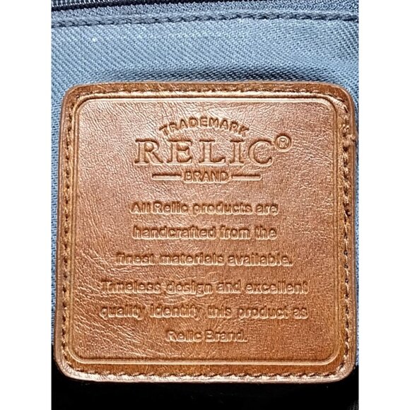 Relic Blue Canvas Messenger‎ Crossbody Bag/Purse - Picture 7 of 9